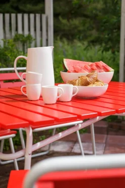 Varax Pöytä Retro 403 punavalkoinen