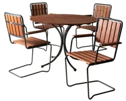 Varax Suvisaari pöytä pyöreä cappuccino