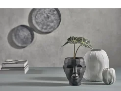 Villa Collection Vern ruukku 22,5 cm sementti musta