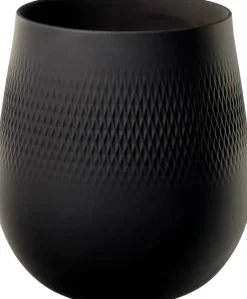 Villeroy&Boch Collier Vaasi 20,5x20,5x22,5cm musta