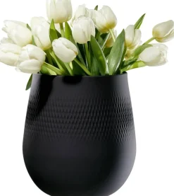 Villeroy&Boch Collier Vaasi 20,5x20,5x22,5cm musta