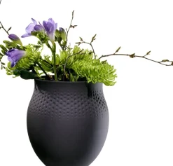 Villeroy&Boch Collier Vaasi 16,5x16,5x17,5cm musta