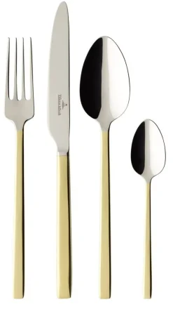 Villeroy&Boch La Classica Partially Gold plated Aterinsetti 24-os.