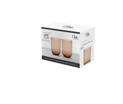 Villeroy&Boch Like Juomalasisetti 8x12 cm 0,39l Clay 2-os.