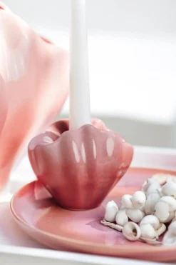 Villeroy&Boch Like Perlemor Kynttiläjalka 11x8x9,5cm Coral Home