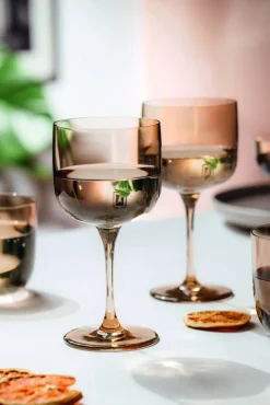 Villeroy&Boch Like Viinilasisetti 8,5x17 cm 0,27l Clay 2-os.