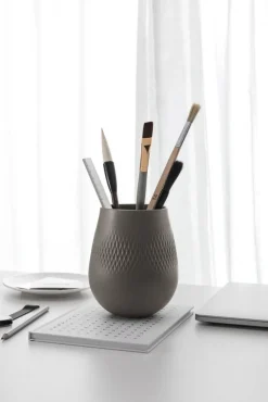 Villeroy&Boch Manufacture Collier vaasi 12x12x15 cm 1,1 L taupe carre