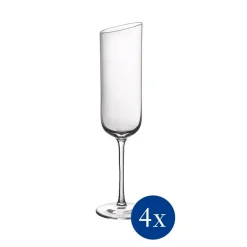 Villeroy&Boch NewMoon Crystal samppanjalasisetti 0,17l 4-os.