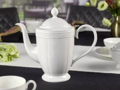 Villeroy&Boch White Pearl Kahvikannu 1,35l 6 hlö
