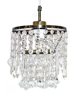 Virvatuli kattovalaisin Crystal C1 antiikkimessinki