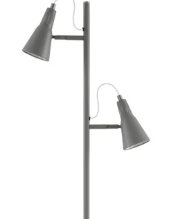 Virvatuli lattiavalaisin Solina 2-os. 155 cm mattaharmaa