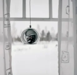 Virvatuli riippuvalaisin Bollen 1-os. LED kromi