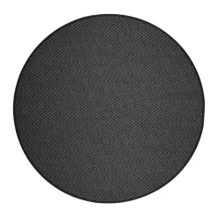 VM-Carpet matto Elsa Ø 240 cm musta