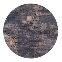 VM-Carpet matto Rustiikki ø 160 cm 79 sinivintage