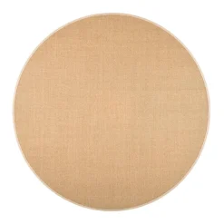 VM-Carpet matto Sisal Ø 240 cm beige-harmaa