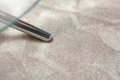 VM-Carpet Satine 850 harmaa, Ø 160 cm, kantti 5434