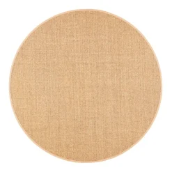 VM-Carpet Sisal, 50 natur, Ø 160 cm, kantti 32 B