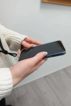 Wave puhelimen kaulanauha musta