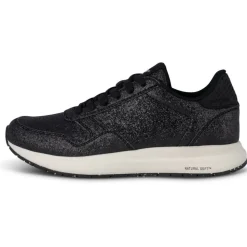 Woden sneakerit Nicoline Glitter Black
