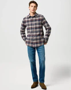 Wrangler paita 112371556 Brushed 1 Pkt