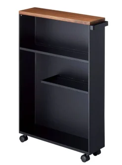 Yamazaki kapea hyllykkö pyörillä Tower musta