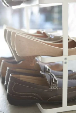 Yamazaki Kenkäteline Tower 3 hyllyä valkoinen