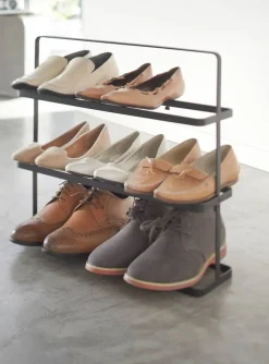 Yamazaki Kenkäteline Tower 3 hyllyä musta