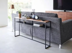 Yamazaki konsolipöytä Tower hyllyllä musta