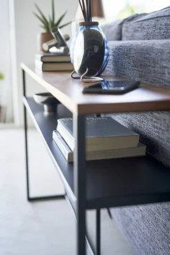 Yamazaki konsolipöytä Tower hyllyllä musta