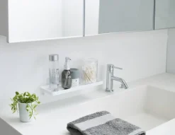 Yamazaki kylpyhuoneen hylly Tower valkoinen