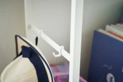 Yamazaki säilytysvaunu Tower 2 tasoa valkoinen