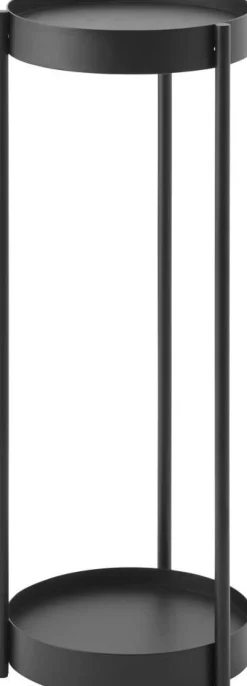 Yamazaki sivupöytä Tower pyörillä musta