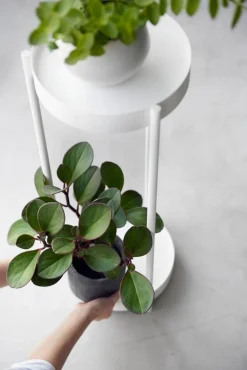 Yamazaki sivupöytä Tower pyörillä valkoinen