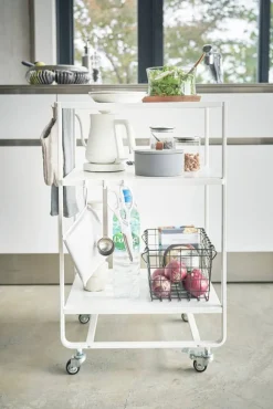 Yamazaki Tower tarjoiluvaunu valkoinen